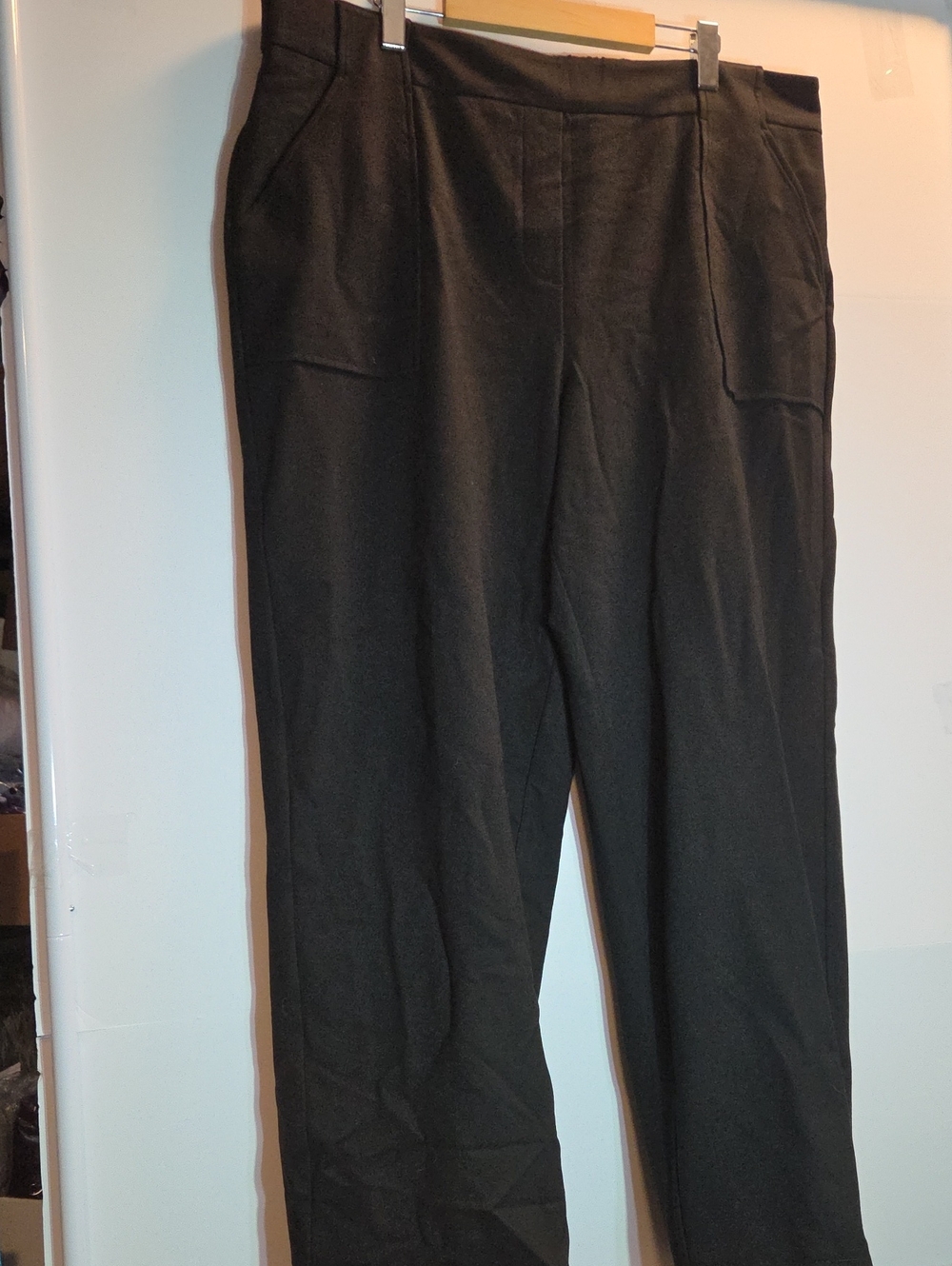 Penningtons Black Straight-Leg Women's Dress Pants